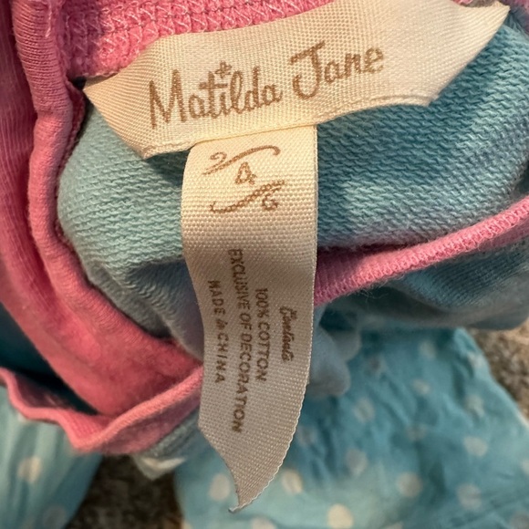 Matilda Jane Dresses and Romper Bundle‎ Size 4 Preppy Cotton Floral Peasant - Picture 16 of 16